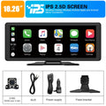 10.26Inch Wireless Carplay Android Auto Universal Multimedia Video Player IPS Screen Reverse Camera Monitor Bluetooth AUX FM USB