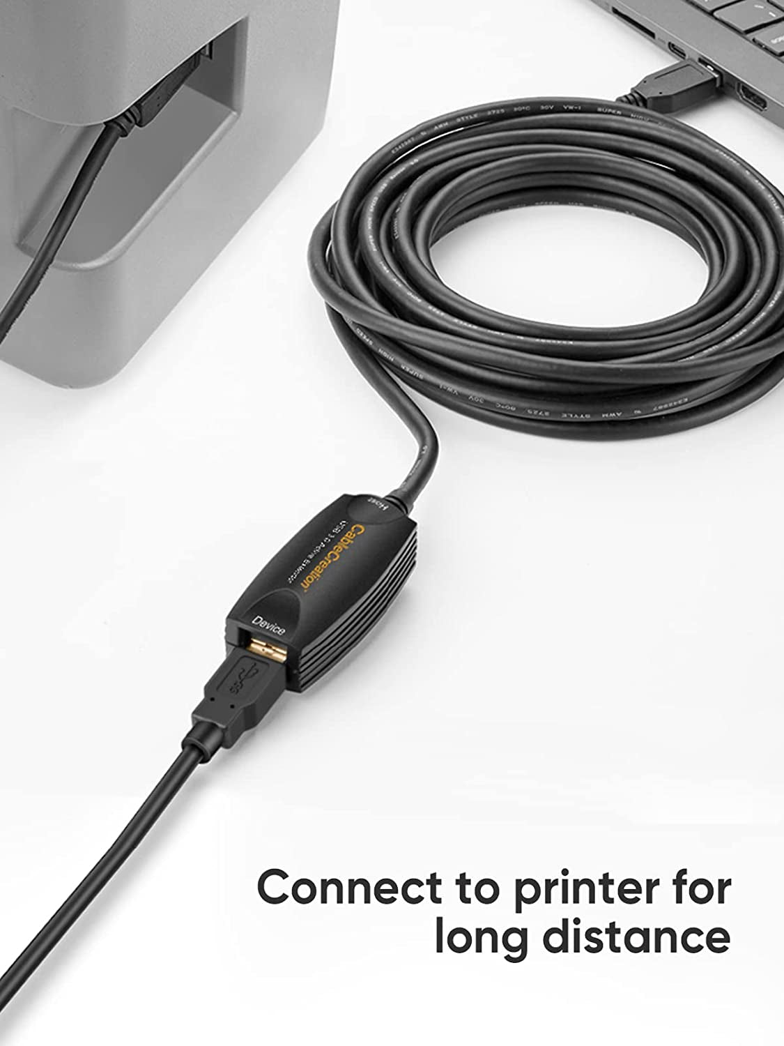 Active USB Extension Cable (Long 16.4 FT), USB 3.0 Extender Male to Female Cord with Signal Booster Compatible Oculus Rift Sensor, Oculus Quest/Quest 2 VR, Xbox One, Etc. 5 Meters